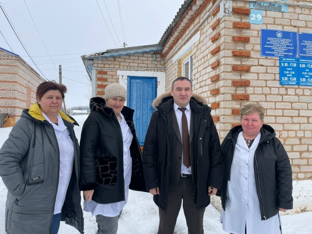 Главный врач посетил три фельдшерско-акушерских пункта: Юламановский, Султанмуратовский и Чишминский
