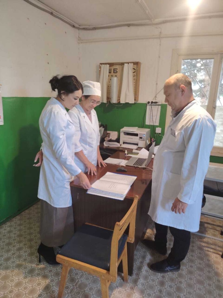 Сотрудники Толбазинской больницы провели выездную проверку Исмагиловского ФАП